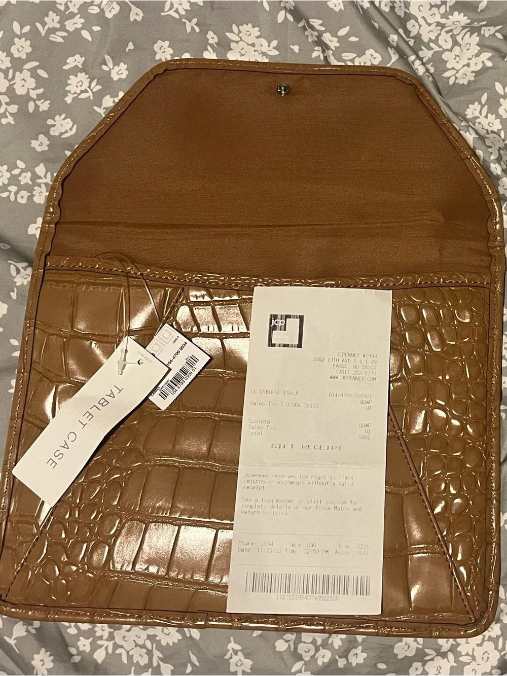 Liz Claiborne New, old, unused tablet case, nwt